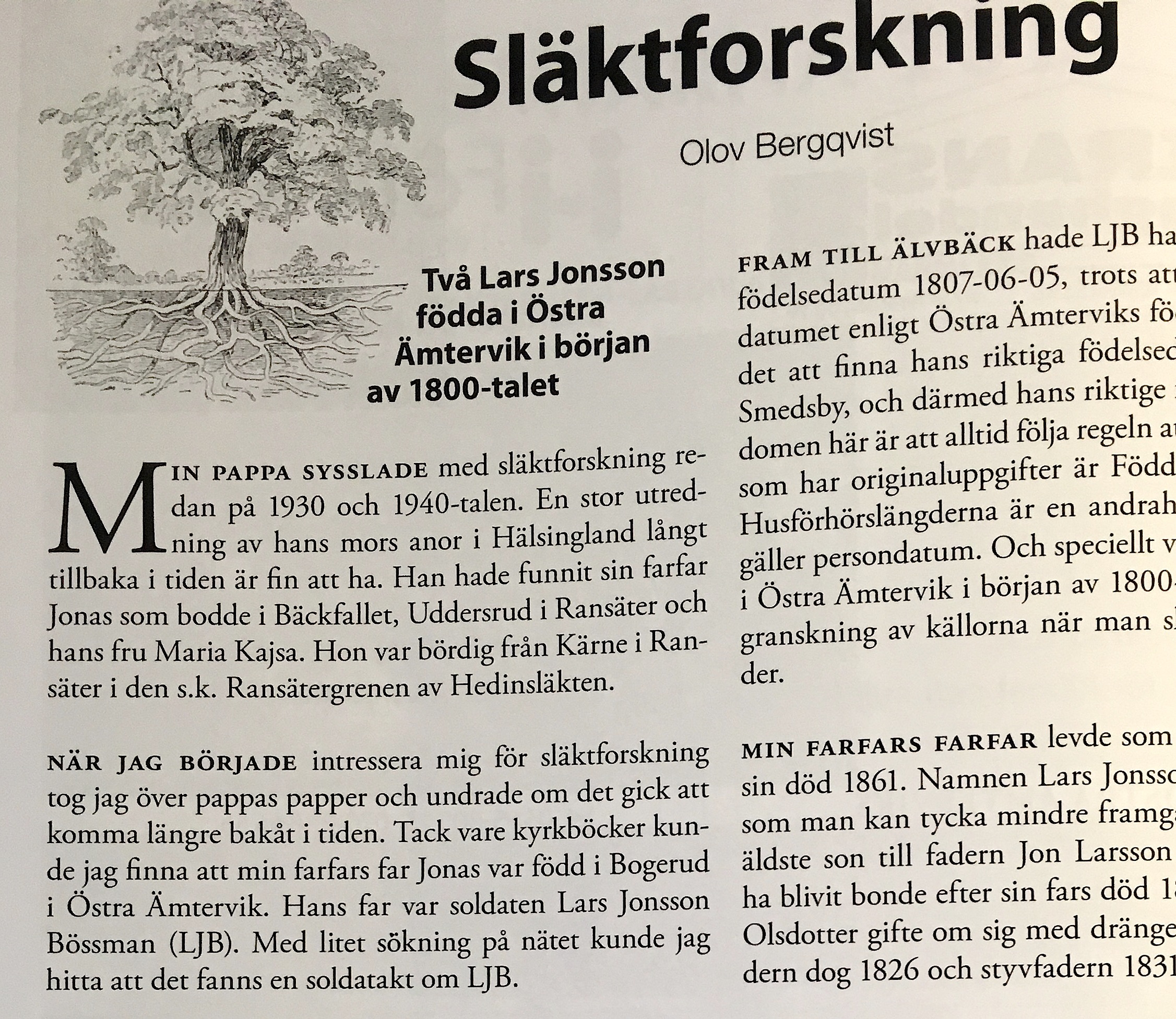 Artikeln i Östemtingen